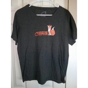 Mountain Khakis Graphic Tee Jackson‎ Hole Wyoming Fox Organic Cotton XL